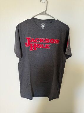 Gray Jackson Hole Short Sleeve Tee
